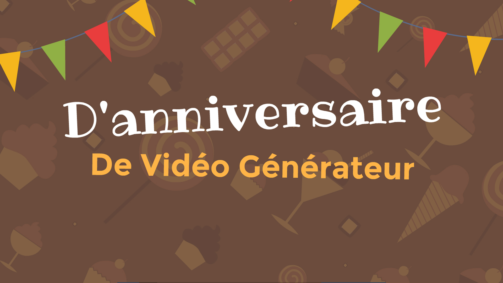 Générateur de Vidéos D'anniversaire avec modèles gratuits et chansons
